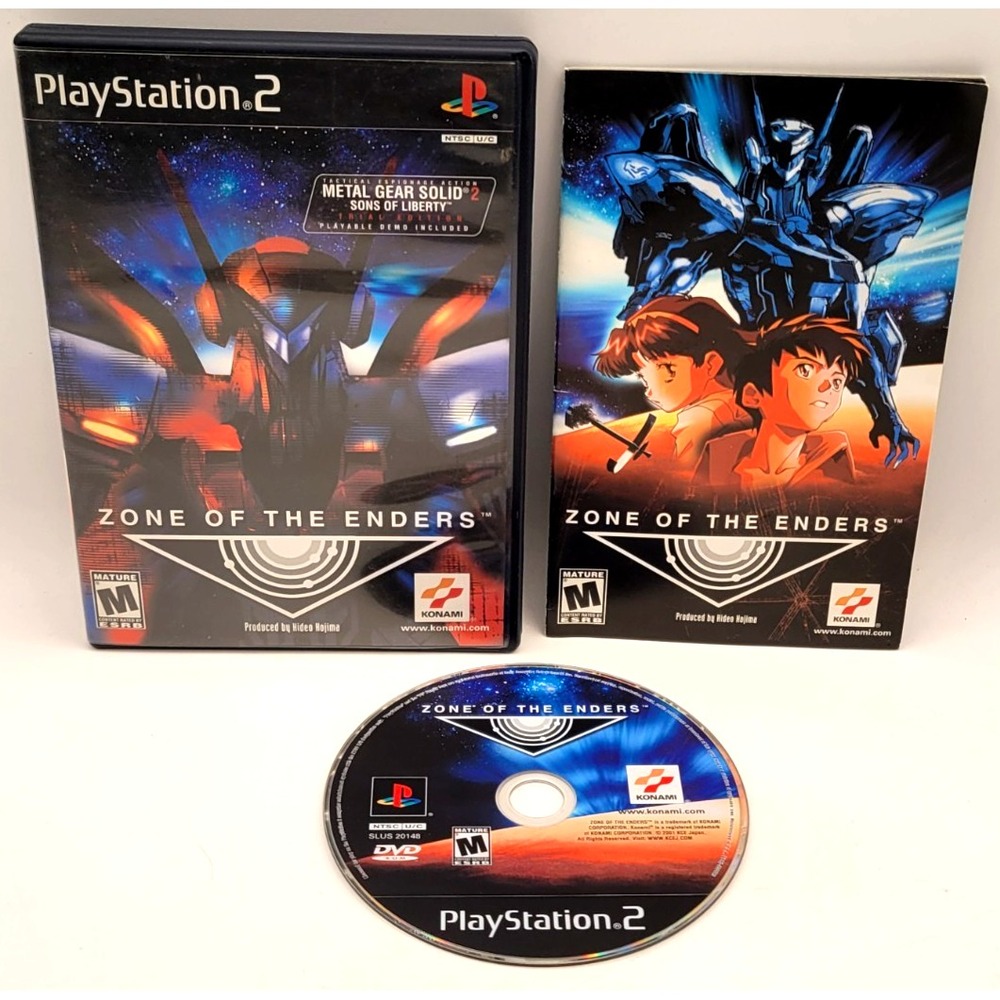 Zone of the Enders PlayStation 2 PS2 CIB COMPLETE No Metal Gear Solid 2 Demo